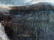 dunkery, oil paint on tracing paper, 80cm x 35cm
