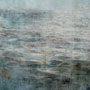 Adrift on a Barren Sea. 92cm x 92cm, Oil paint on board.