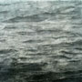 Black Sea (study). 61cm x 61cm, Graphite and wax on paper.