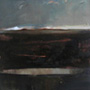 Distant Light. 30cm x 30cm, Oil paint on paper.