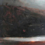 Storm. 30cm x 30cm, Oil paint on paper.
