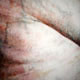 bodies #12, crayon on fabriano paper, detail of drawing 174cm x 38cm